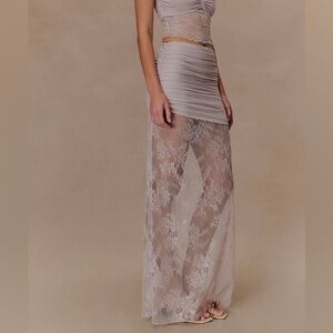 Brand new Meshki lace skirt